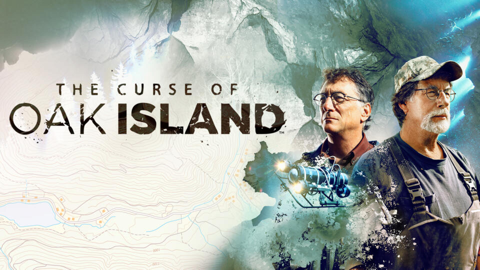 a promotional picture of Marty and Rick Lagina for the History Channel tv show, The Curse of Oak Island