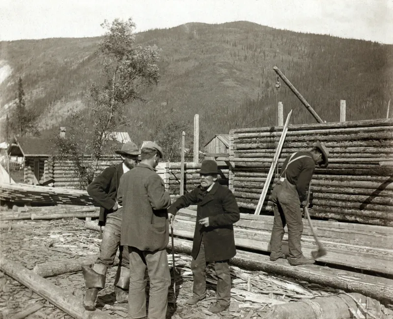 picture of truro company digging around 1850